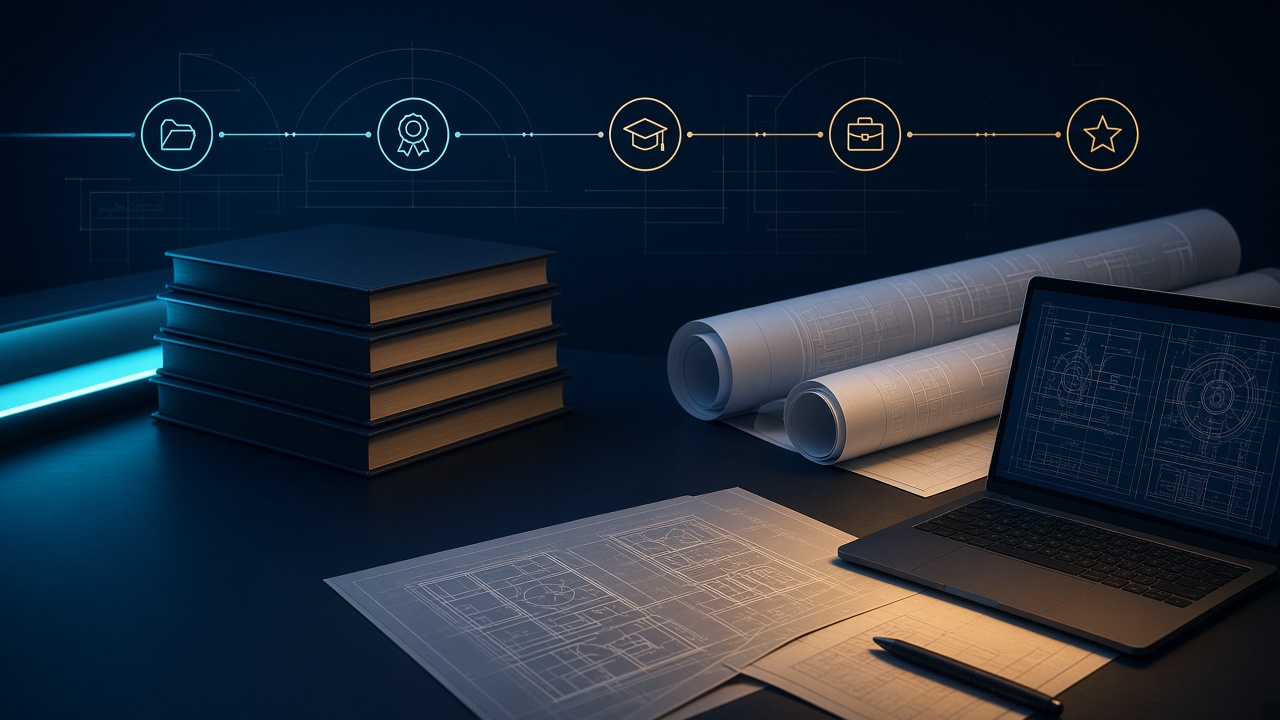 Work experience, leadership, and education timeline